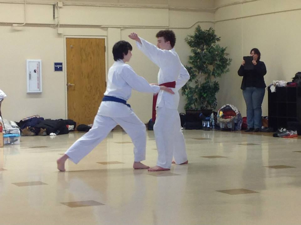 Lakewood Academy students training